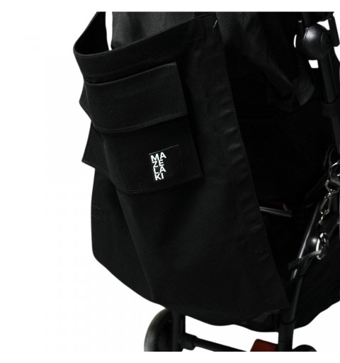 Mazelaki - hamak do wózka 2.0 | Czarny